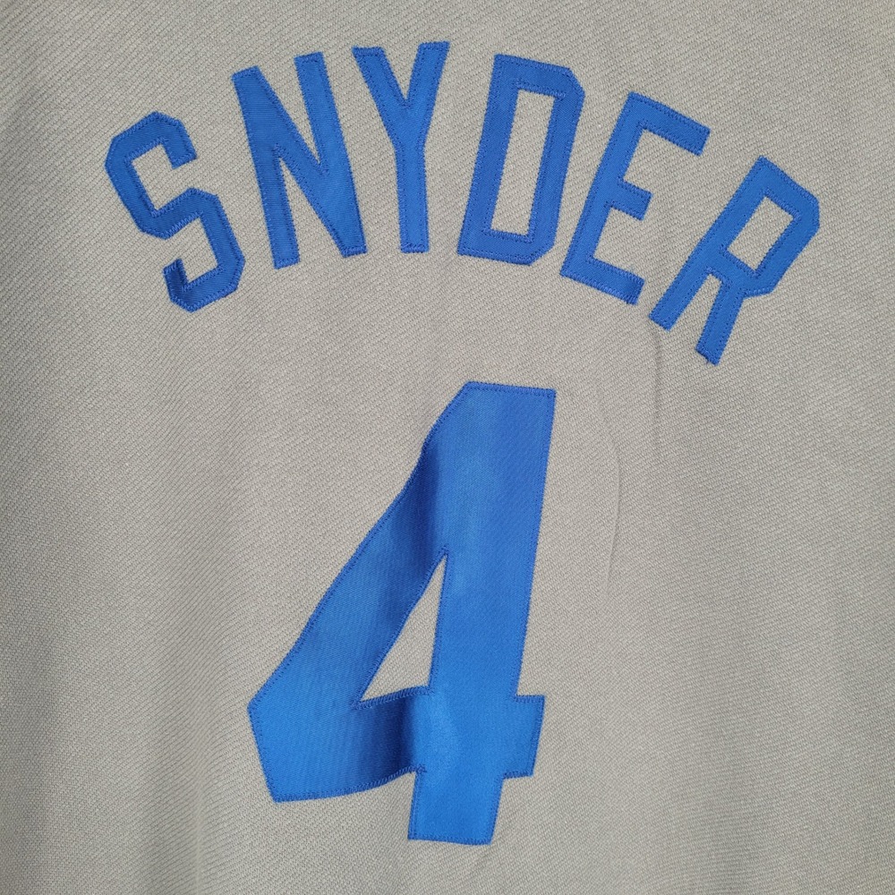 Majestic Brooklyn Dodgers Baseball Jersey Mens XL Vintage Cooperstown Snyder 4